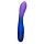 Вібратор з пульсатором Every Night Toys для точки G, синьо-фіолетовий градієнт